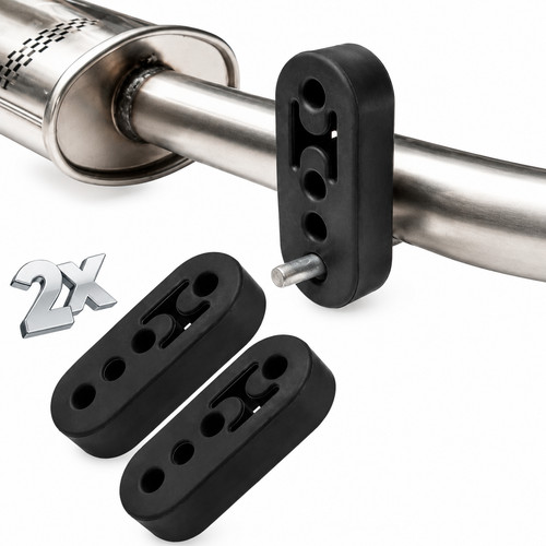 Universal black rubber - 2x,