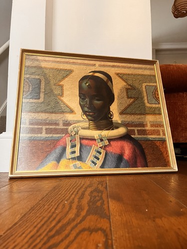 Vintage offset lithograph - vintage,