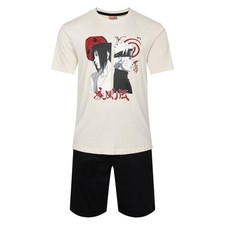 Mens Naruto Short Pyjama Set Character Anime 2XS to XL Sleep Lounge Night Wear