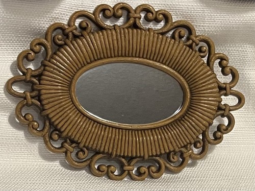 Vintage faux rattan - rattan, wall