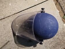 Ex British Police Roit Helmet Met Police Hauberg 2007 Genuine Rare Prop 