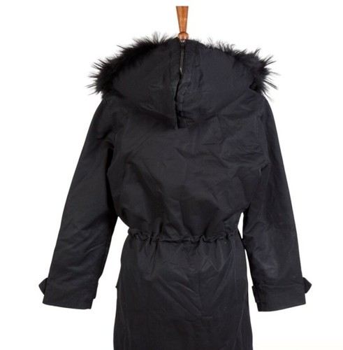Joseph black fur lined - fur, lined/fur