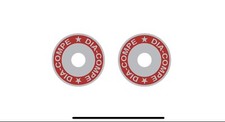 Dia Compe Brake  Caliper Washer Decals old school BMX Red Type (pair)