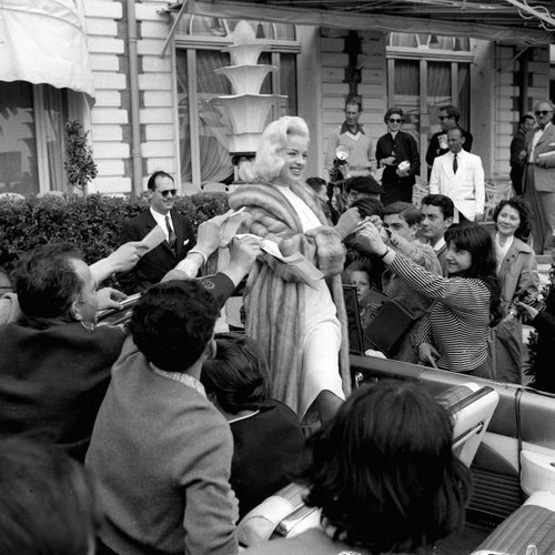 Diana dors surrounded - dors, by