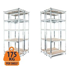 Galvanised Steel 4 Bays 5Tier