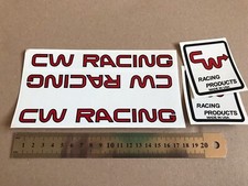 CW Racing Frame Decals - Old