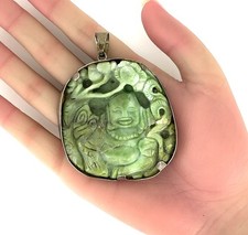 Vintage Large Jade Buddha