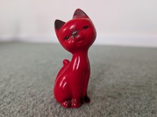 🐾 Vintage Mid Century Red