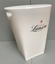LANSON White champagne ice bucket cooler french vintage wine bubbly bar party
