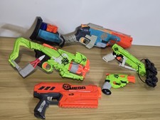 NERF Gun Bundle Zombie Strike Sledgefire Outbreaker Wrathbolt Mega Doublestrike.