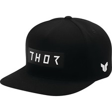 Thor Rogue Textile Motorcycle Motorbike Motocross Casual Wear Hat - Black