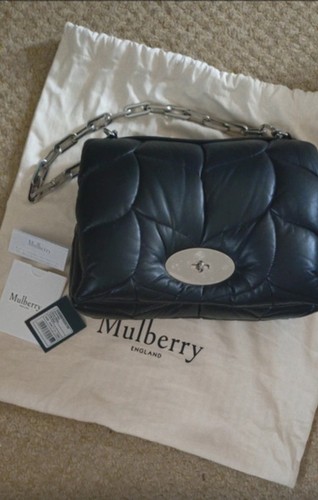Mulberry black leather large - leather,
