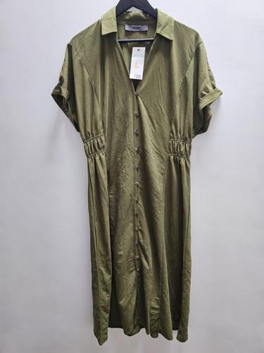 Primark khaki midi shirtdress - khaki,