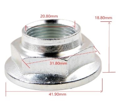 M20x1 nut locking - m20x1.5,