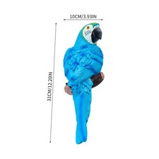 Wall Mounted Resin Parrot