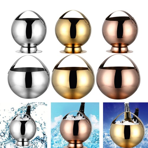 Stainless steel ice bucket - stainless,