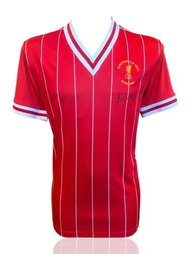 Ian rush signed - signed, liverpool