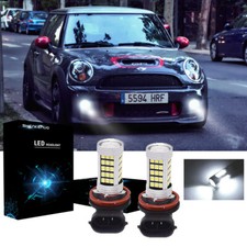 Fits Mini Cooper R56 80w Super White Xenon HID Front Fog Light Bulbs Pair