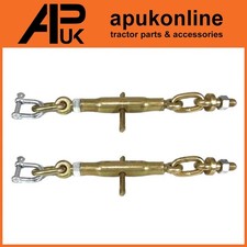 2x Linkage Stabiliser Check Chains Link Cat 1 for Kubota Iseki Compact Tractor
