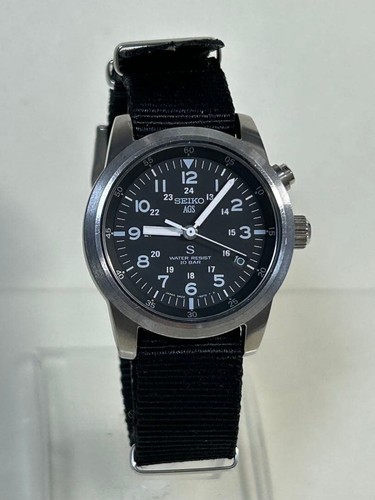 Seiko military watch 5m22 - seiko,