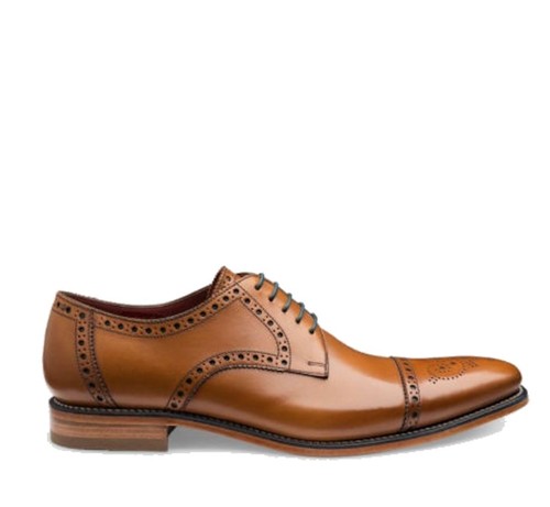 Loake foley toe cap - shoes, tan