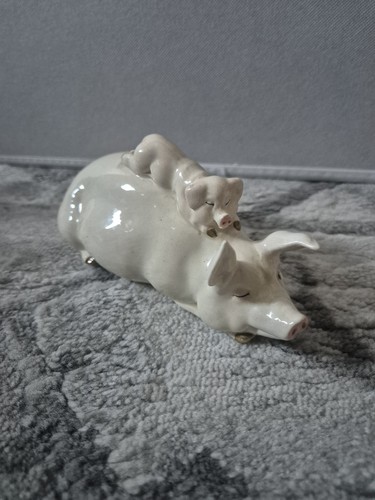 Beswick pig with - pig, on
