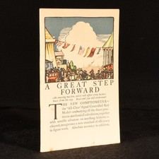 1921 A Great Step Forward Comptometer Brochure Very Scarce Illustrated