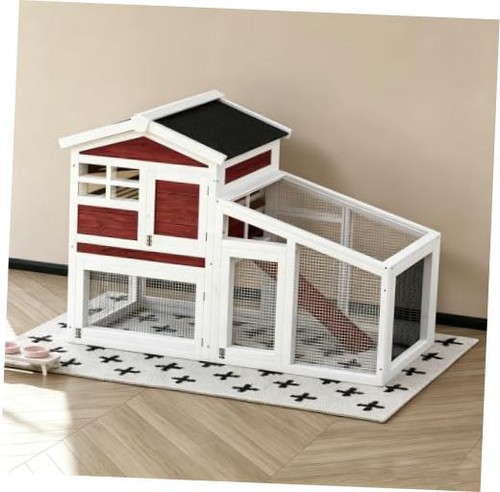 Tier wooden rabbit - wooden, hutch