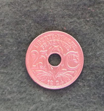 25 Centimes Lindauer 1924 French Coin VGC FREEPOST