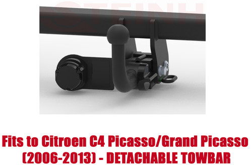 Detachable towbar for - towbar, citroen