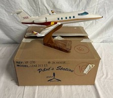Pilot's Station Models Learjet 55 N90E Private Jet Aircraft 1/48 Handmade 46cm