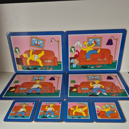 The simpsons retro placemats - retro,