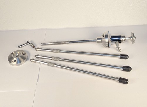 Vintage chrome tripod tabletop - tripod,