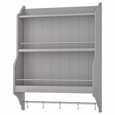 TORNVIKEN Plate shelf, grey