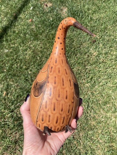 Vintage peruvian dried gourd - peruvian,