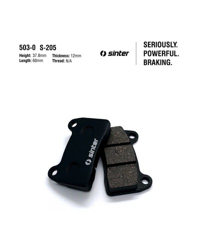 Sinter kart rear black - , brake