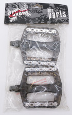 Wellgo Savage Voodoo BMX Pedals – Transparent Black – 9/16” Axle – New