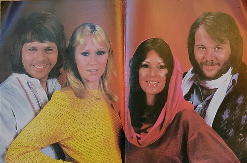 Vintage abba poster 1970 1980s - abba,