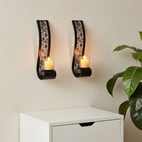 Retro wall hanging candle - wall,