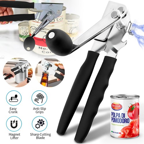 Tin can opener - can,