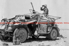 F028514 German Afrika Korps SdKfz 222 reconnaissance vehicle North Africa 1942 W