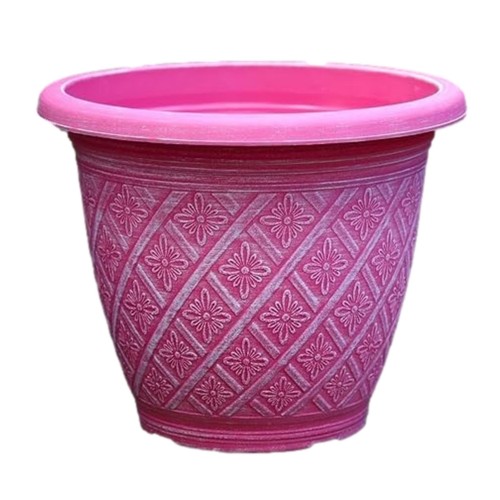 Round plastic plant pot - plant, 40cm
