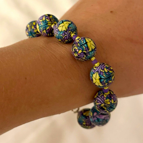 Vibrant chunky beaded - vibrant, bracelet