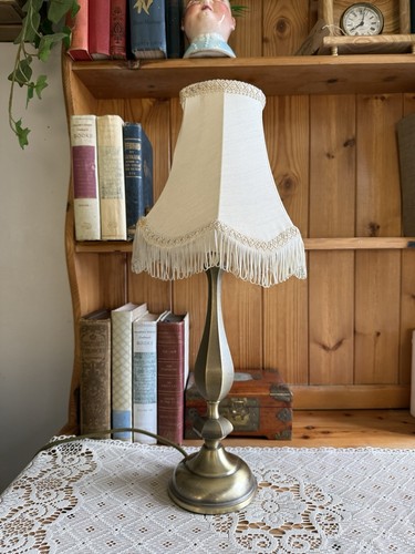Vintage brass column - brass,