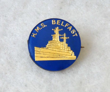 H. M. S. BELFAST - Vintage - PIN BADGE