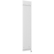 Terma Electric Radiator Oil Filled White Wall Mounted Programmable H180xW37cm