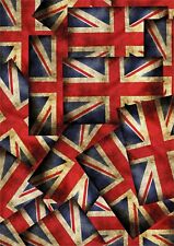 3 x A4 Union Jack Uk England Sticker Bomb sheet Vinyl Decal Wrap Car Van Laptop 