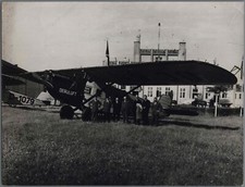 DERULUFT DORNIER MERKUR KOENIGSBERG AIRPORT VINTAGE AIRLINE PHOTO KALININGRAD