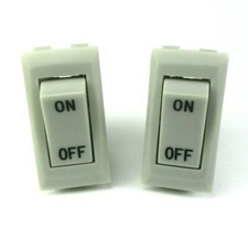 2 pcs  - SPST On/Off Rocker