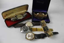 Vintage Mechanical Watches Services Accurist Etc SPARES/REPAIRS x 6